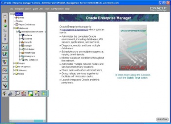 oracle enterprise manager tableau